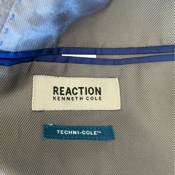 Kenneth Cole Reaction Men's Techni-Cole Suit Separate Modern Fit Suit Jacket 40R